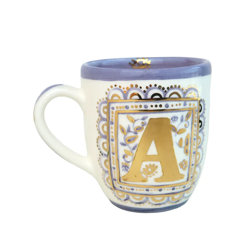A Square Design Ceramic Mug