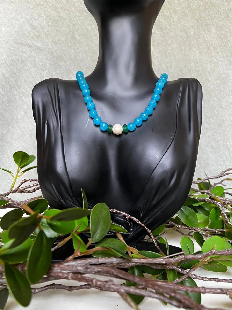 Agate Blue Choker - Image 2