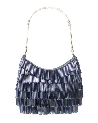 Anthracite Shimmer Bestie Shoulder Bag