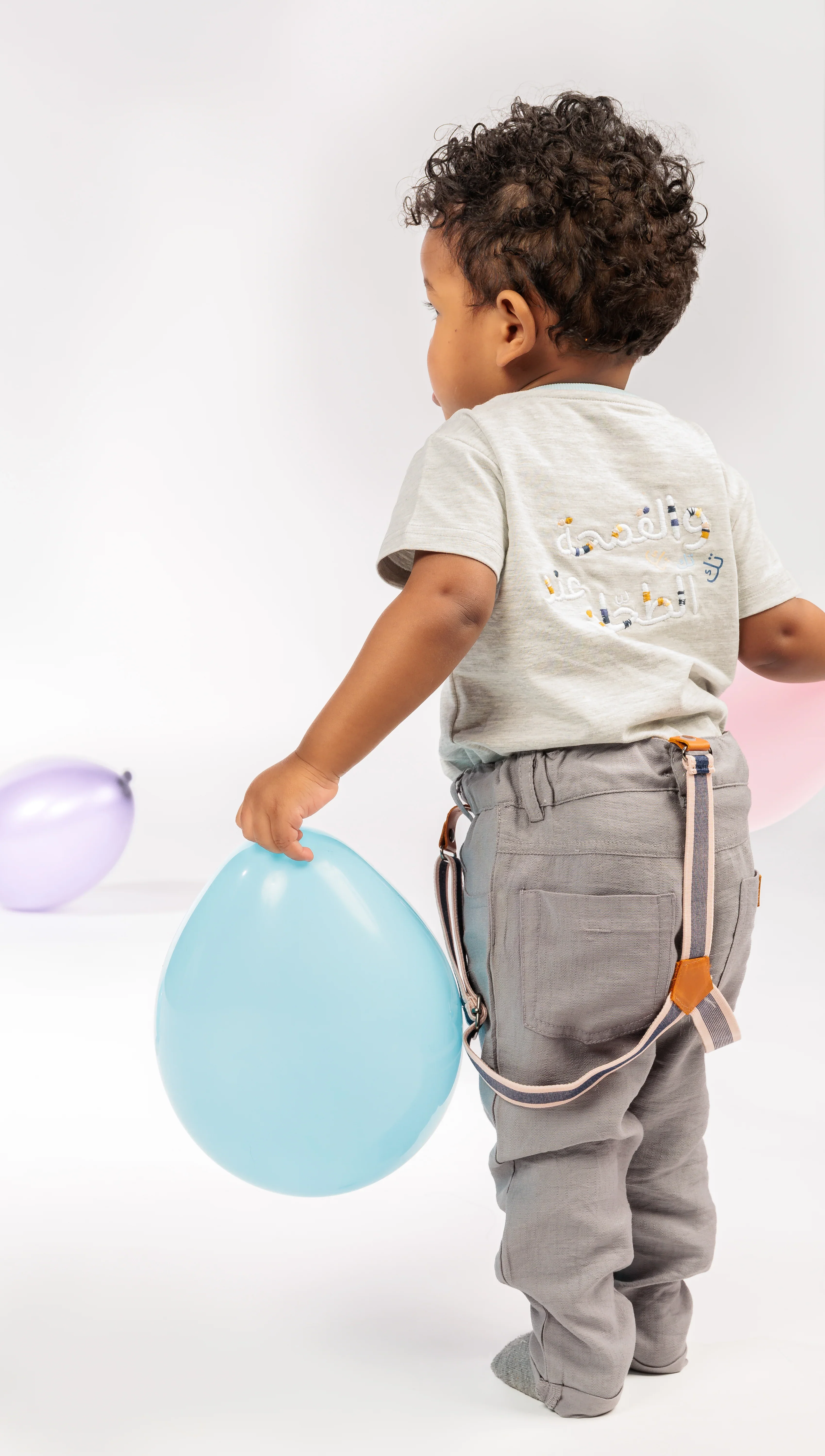 Baby Boy Grey T-shirt - Image 5