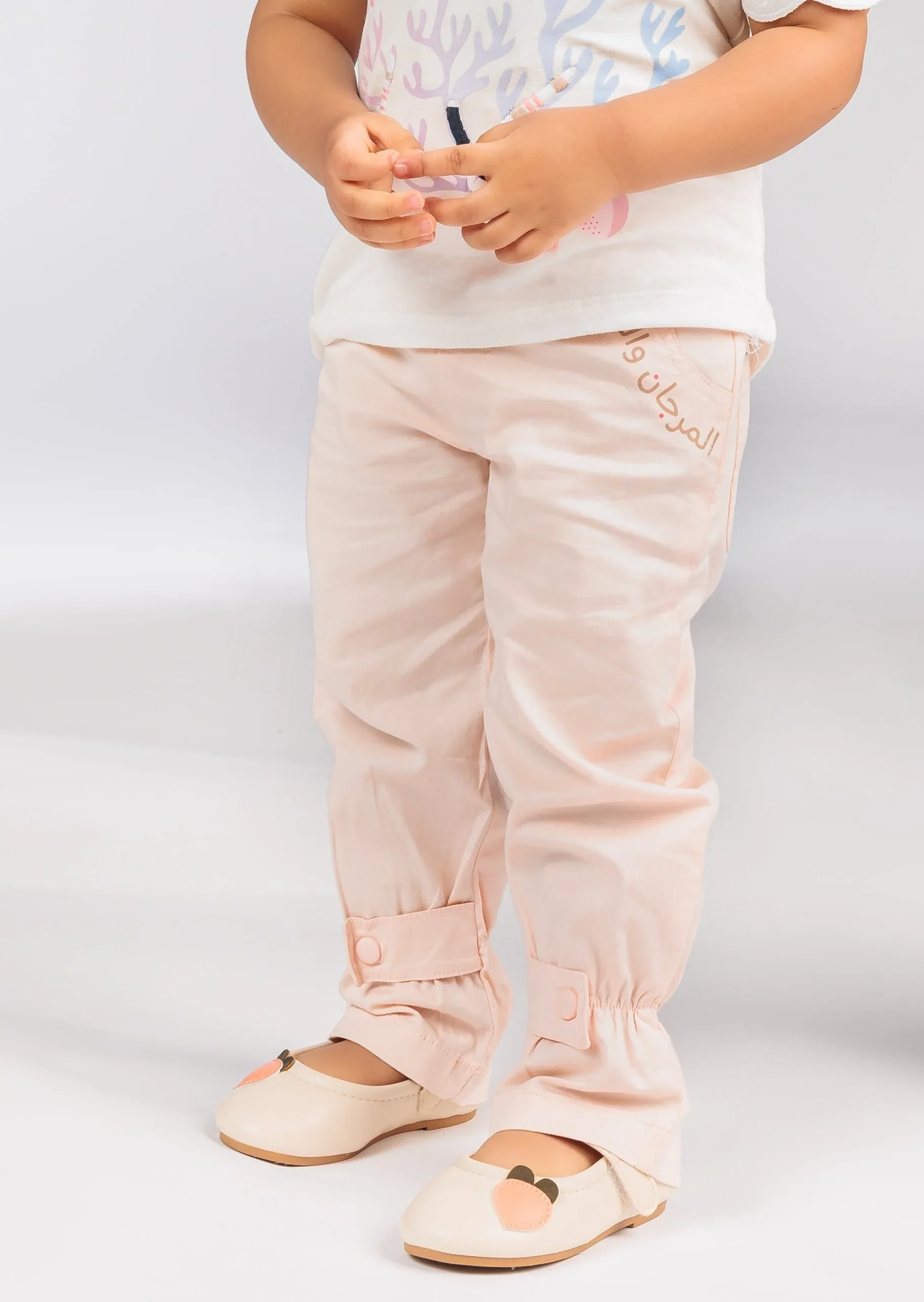 Baby Girl Khokh wa Merjan Pink Pants - Image 4