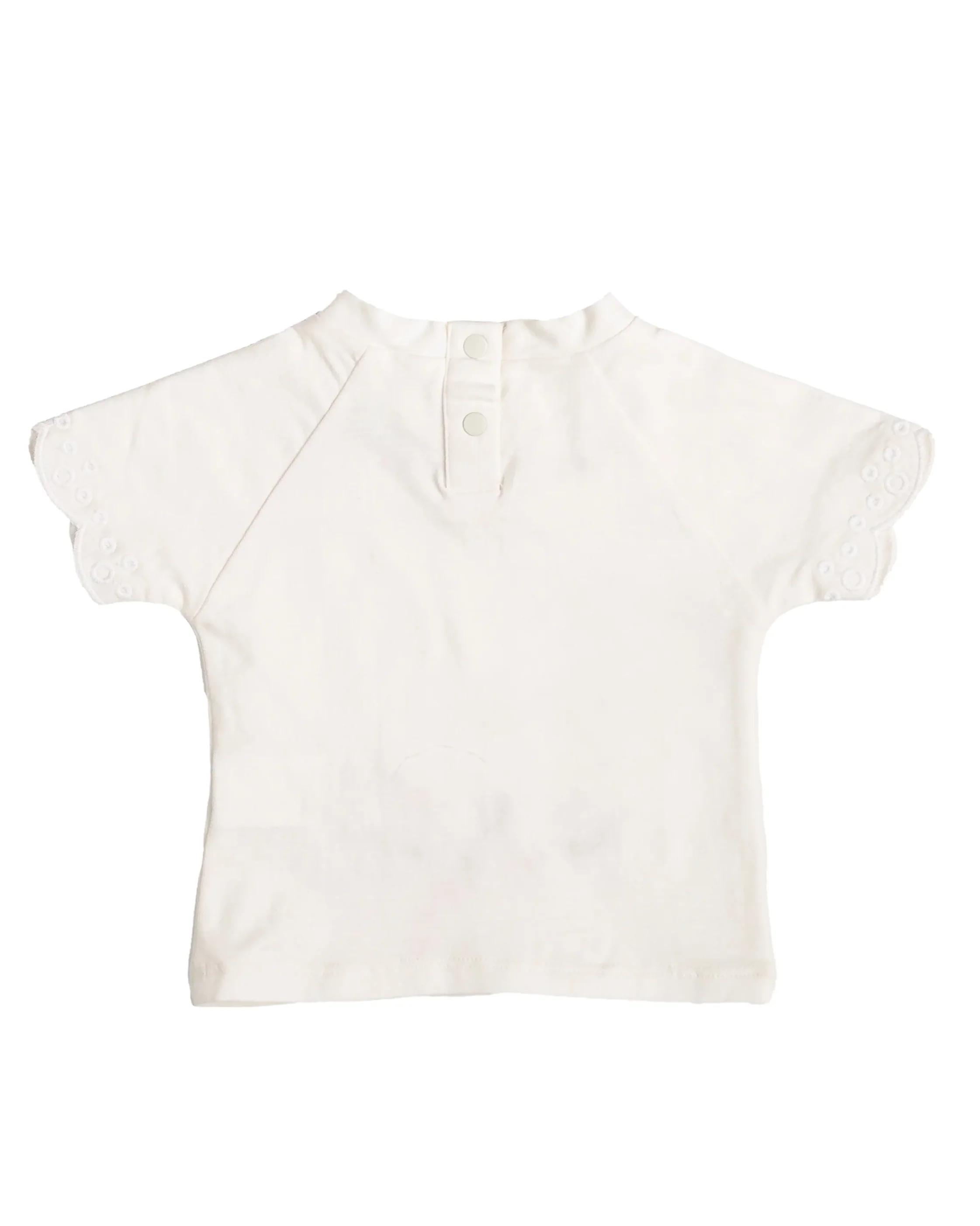 Baby Girl White Top with Necklace - Image 6