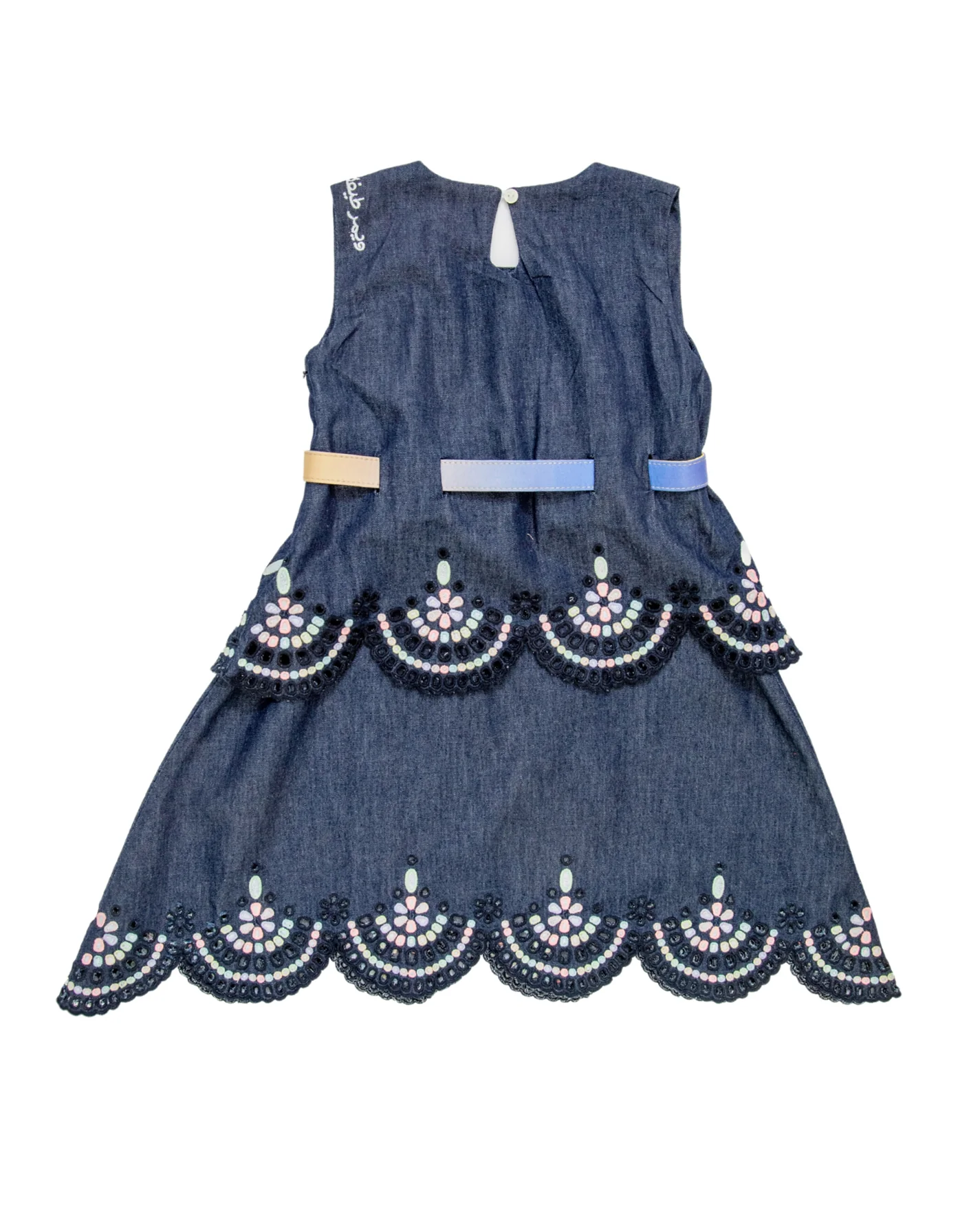 Big Girl Chandelier Denim Dress - Image 2