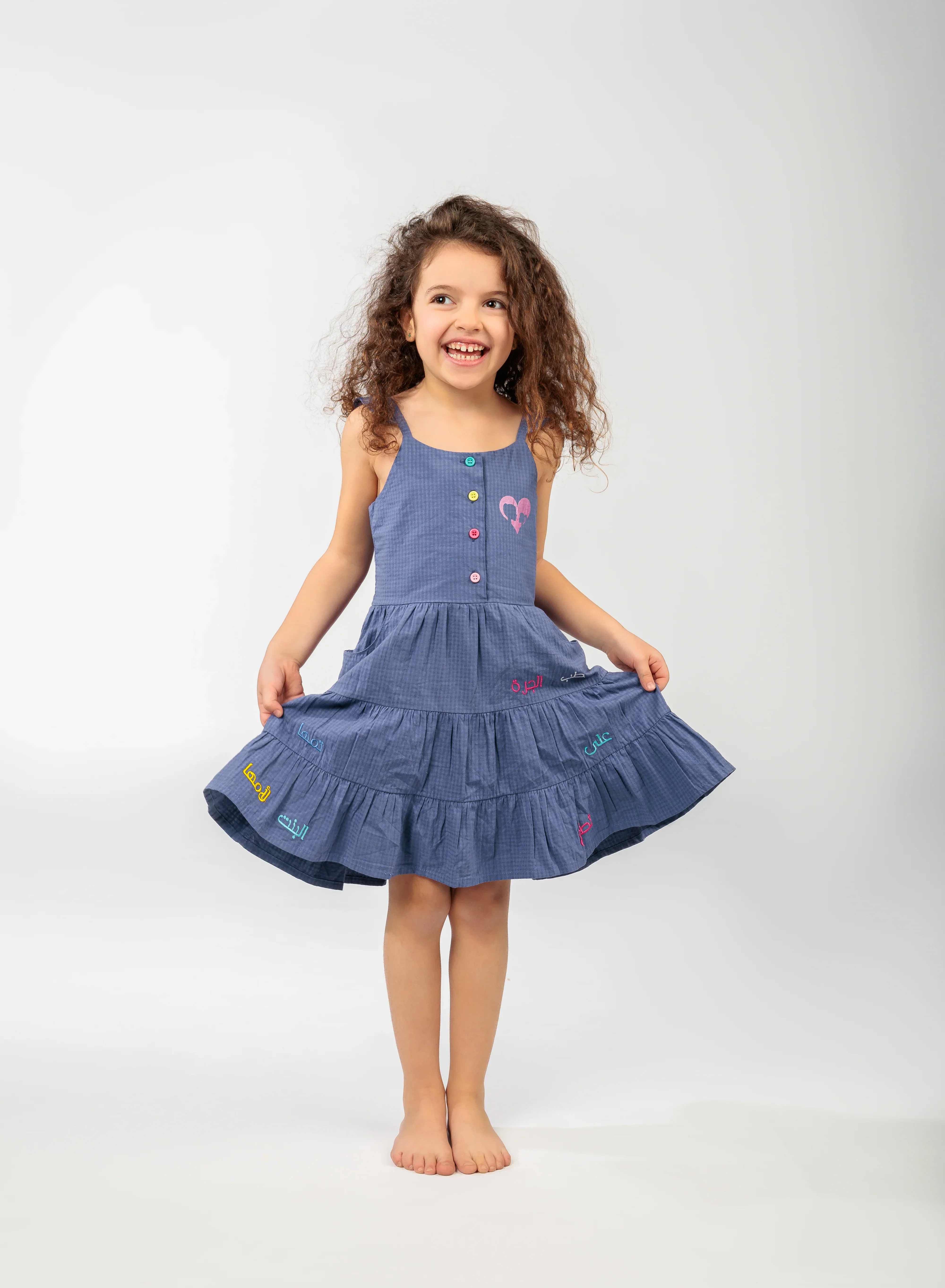Big Girl Purple Mama & Daughter Dress - Image 3