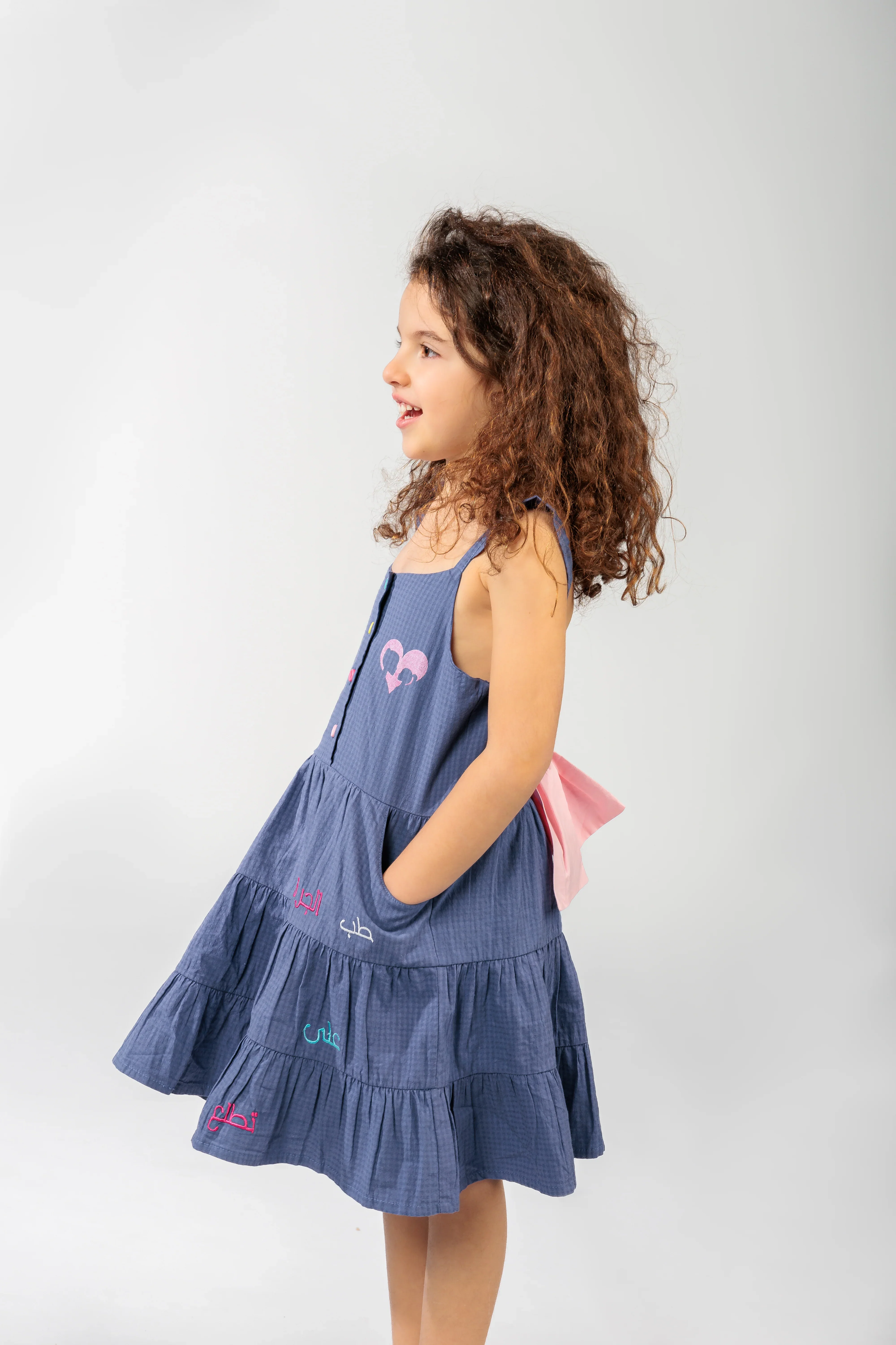 Big Girl Purple Mama & Daughter Dress - Image 6