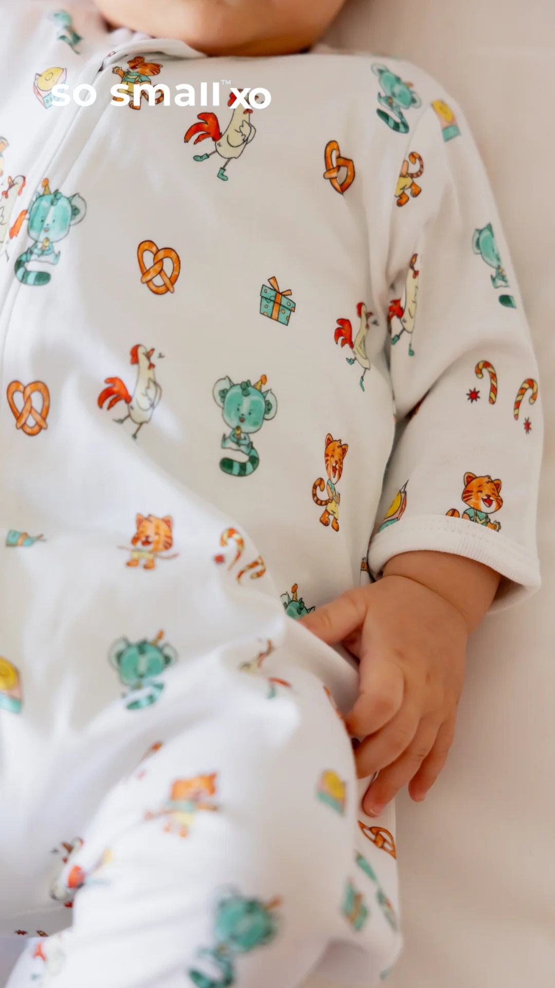 "Birthday Party" Zipper Footie - Image 3