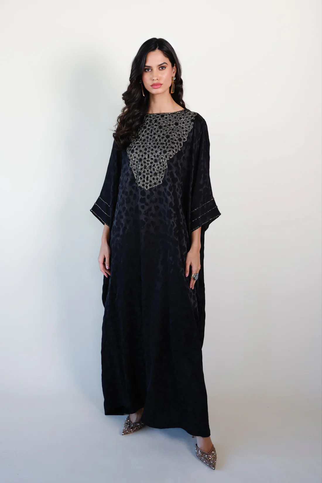 Black Areej Kaftan