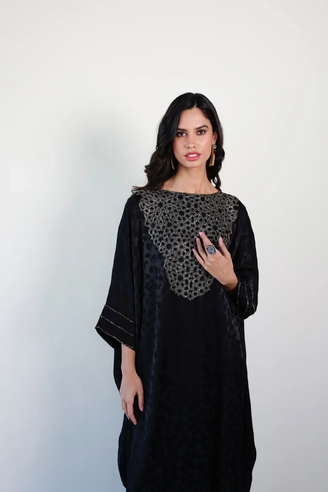 Black Areej Kaftan - Image 2