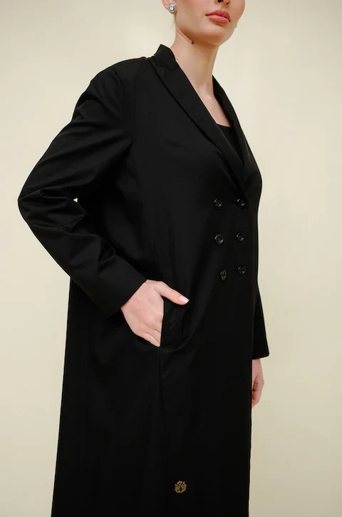 Black Blazer Abaya - Image 4