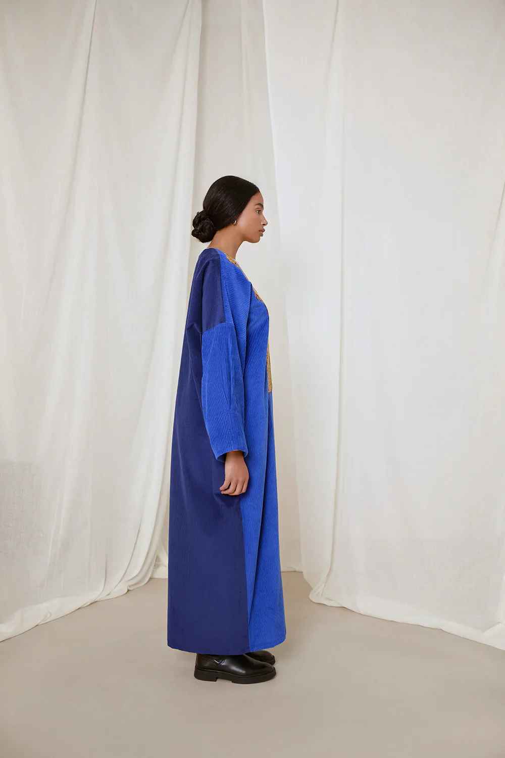 Black & Blue Francesca Abaya - Image 2