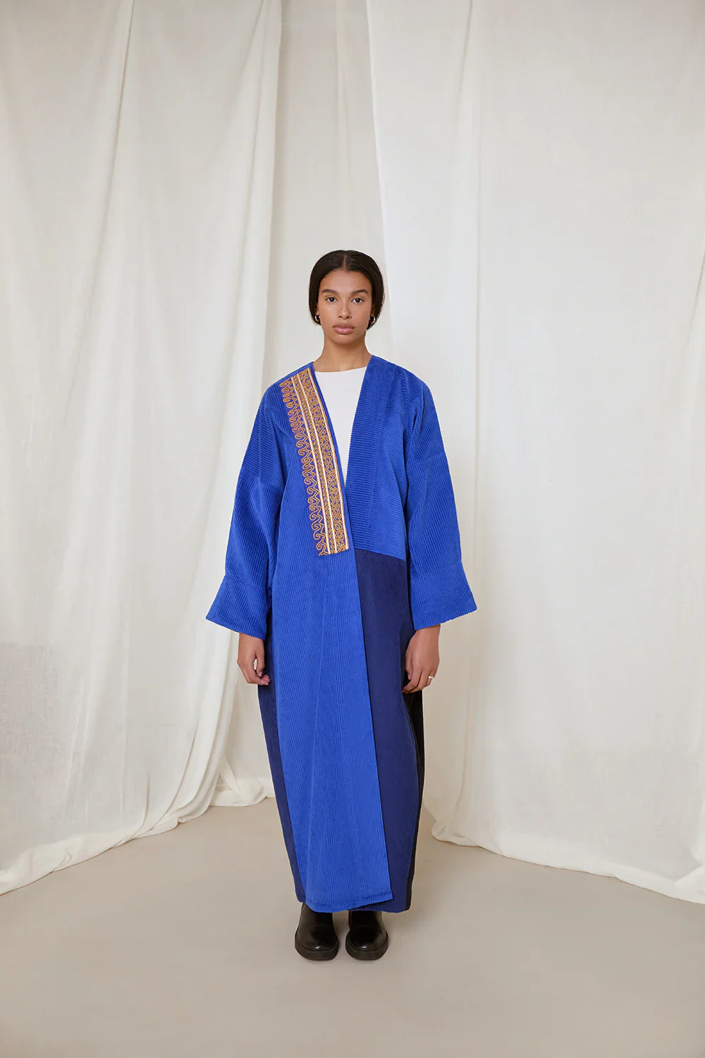 Black & Blue Francesca Abaya - Image 7