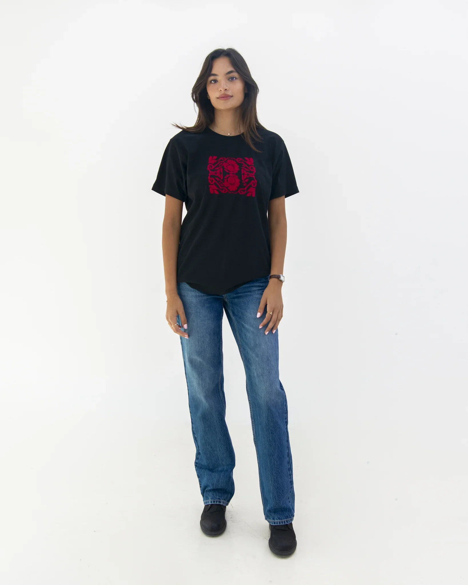 Black Box Embroidered T-Shirt - Image 3