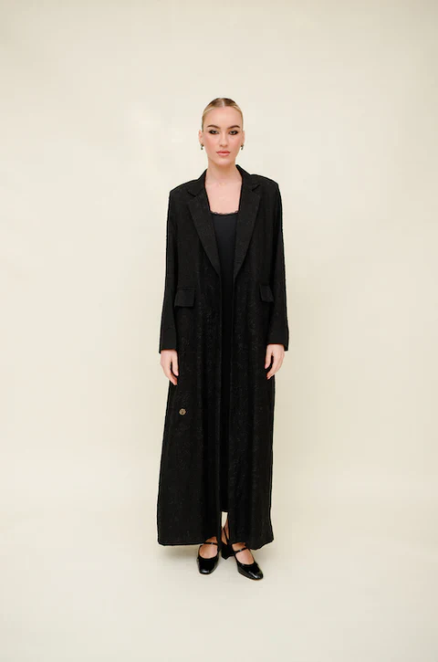 Black Coat Style Abaya