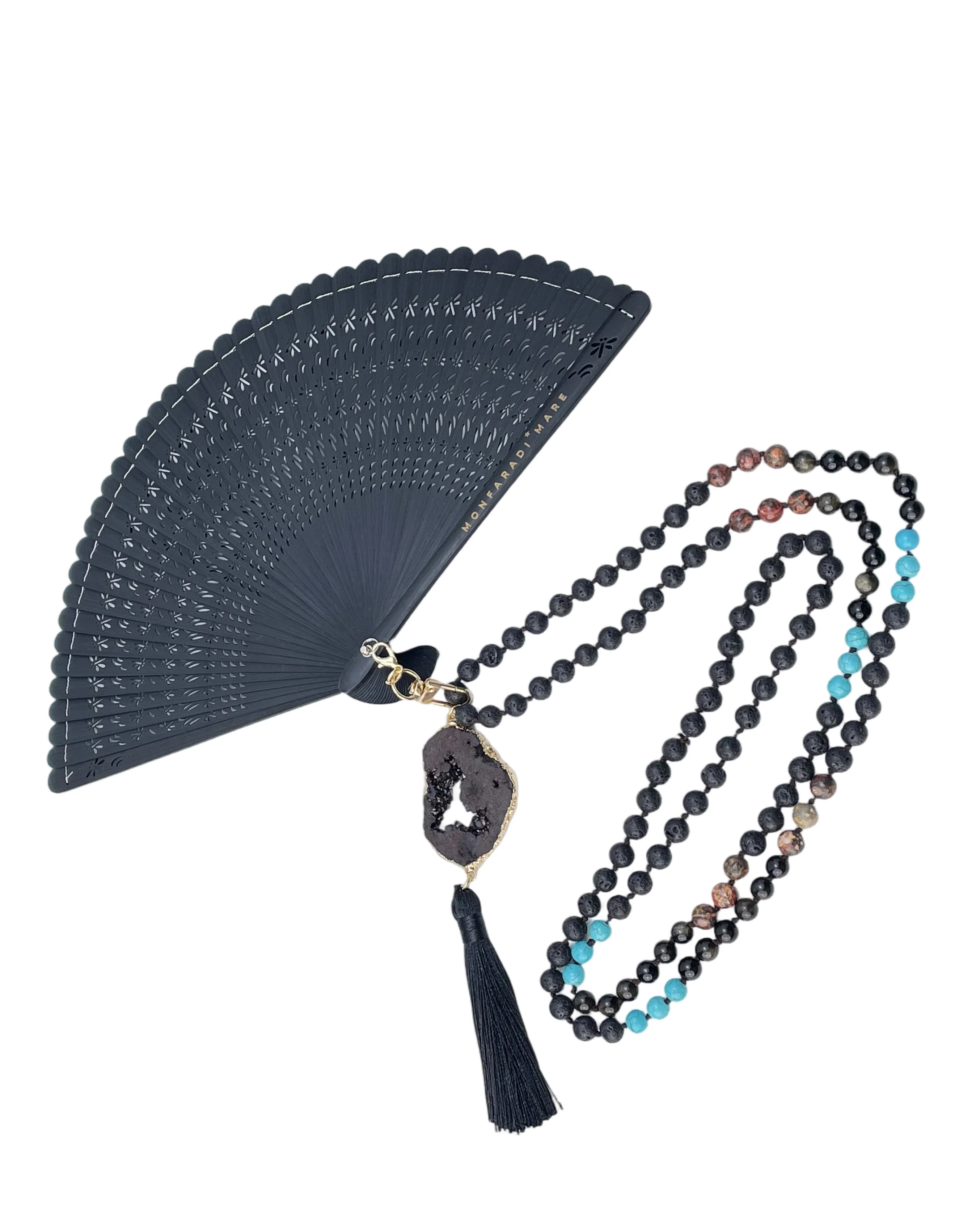 Black Bamboo Fantastique Fan