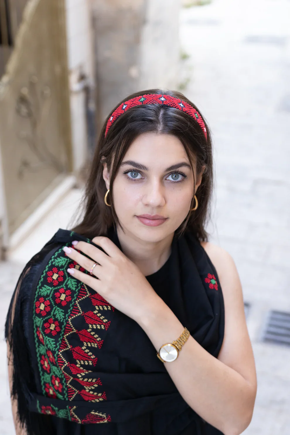 Black Farah Shawl - Image 3