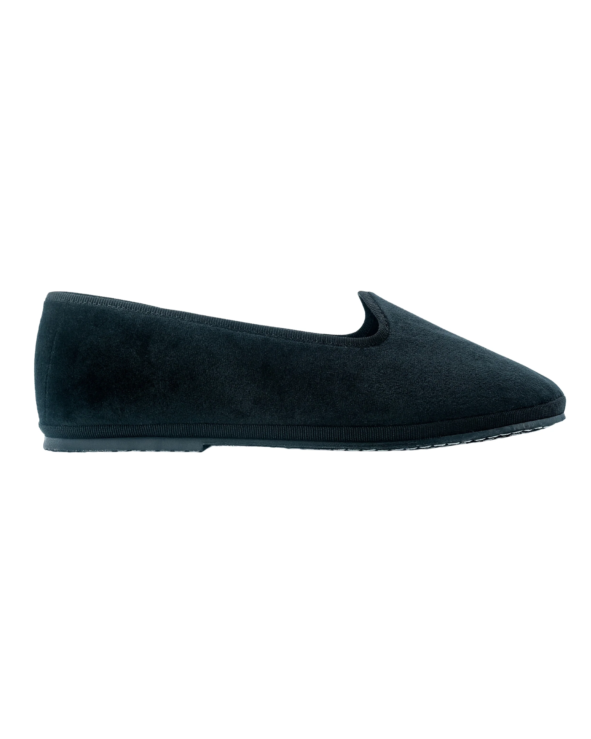Black Friulana Velvet Loafer