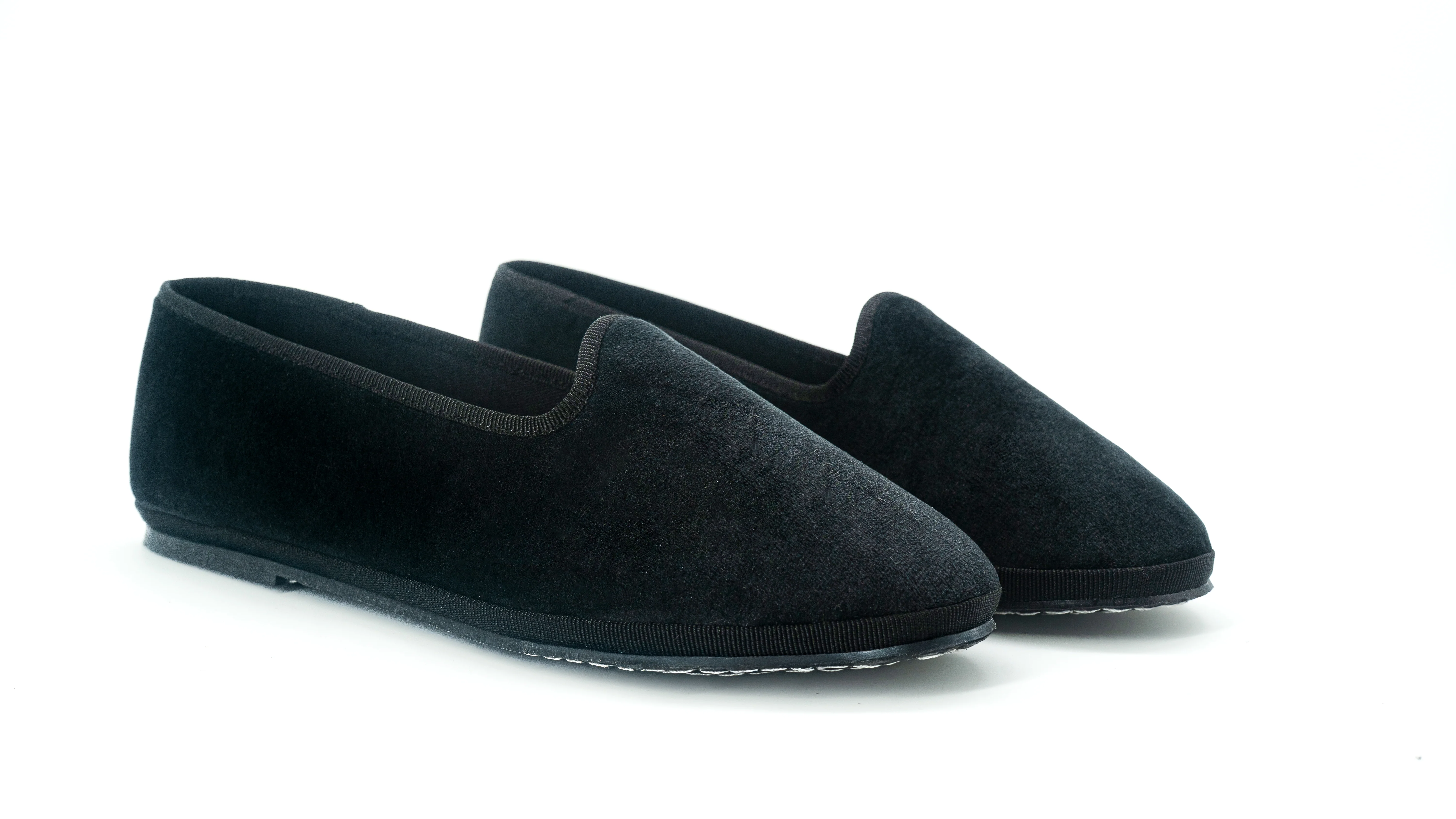 Black Friulana Velvet Loafer - Image 2