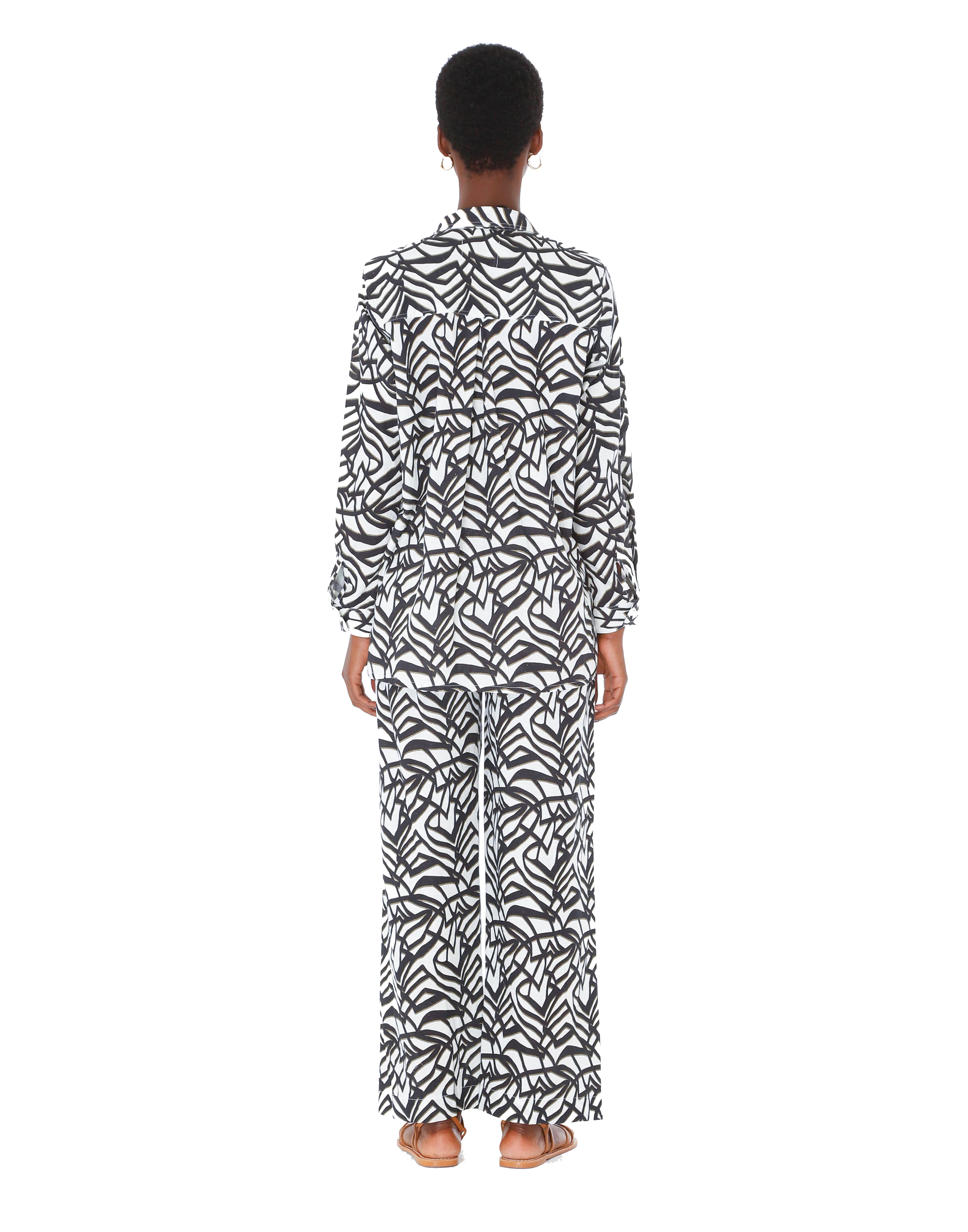 Black Geometric Shirt - Image 3