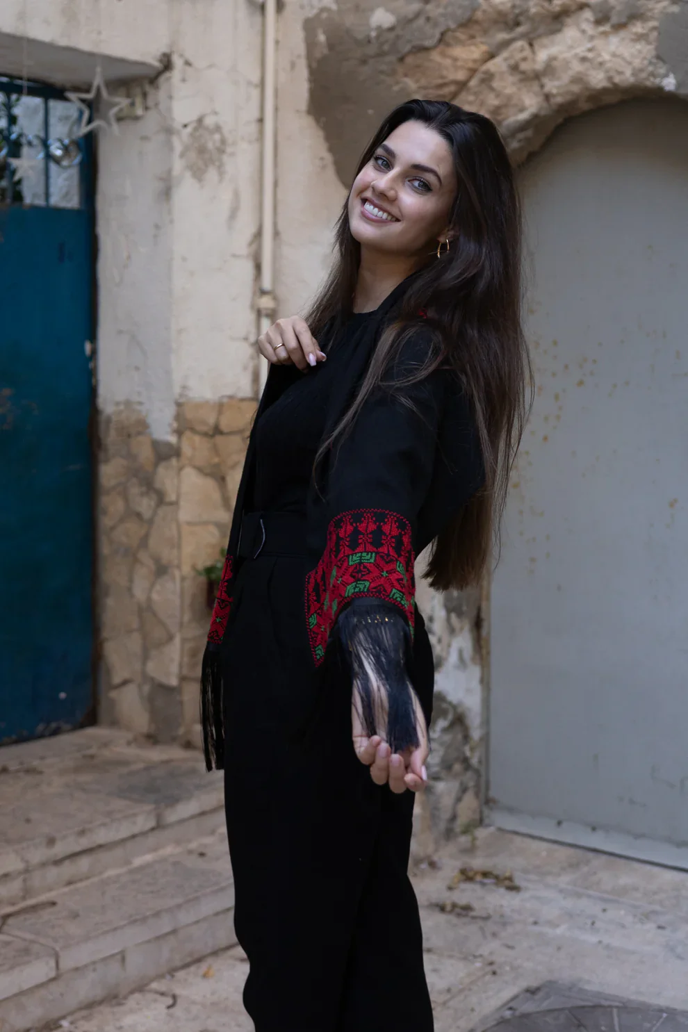 Black Malak Shawl - Image 4