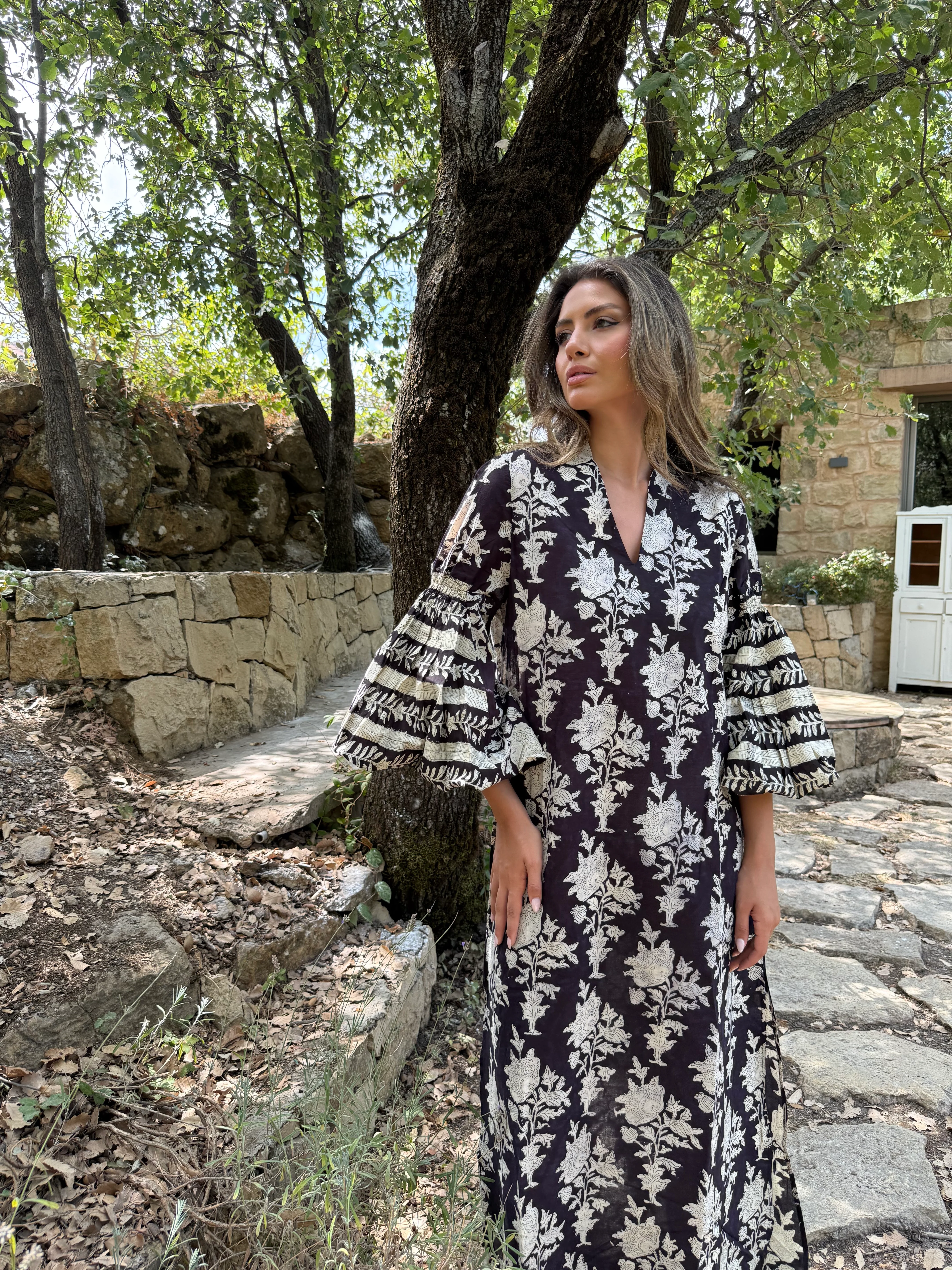 Black RAÏ Ramadan Kaftan
