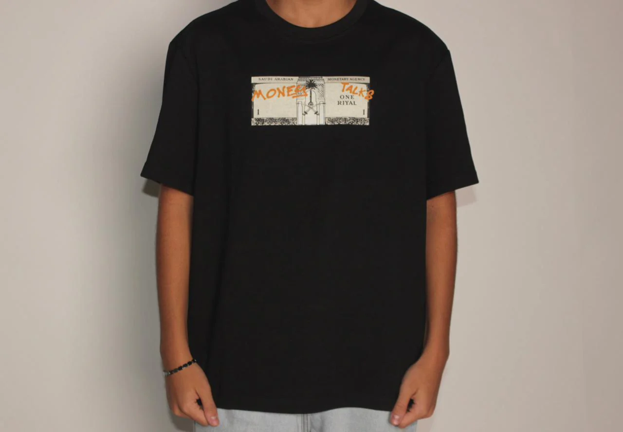 Black Unisex Money Talks T-Shirt