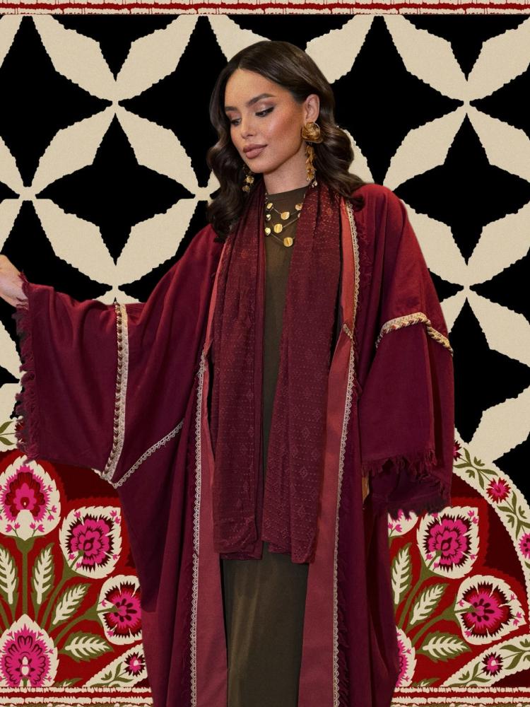 Bloom Linen Abaya - Image 2