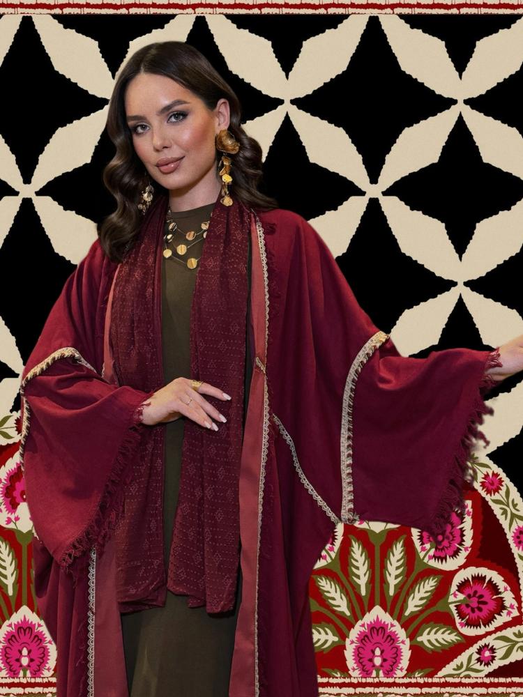 Bloom Linen Abaya - Image 3