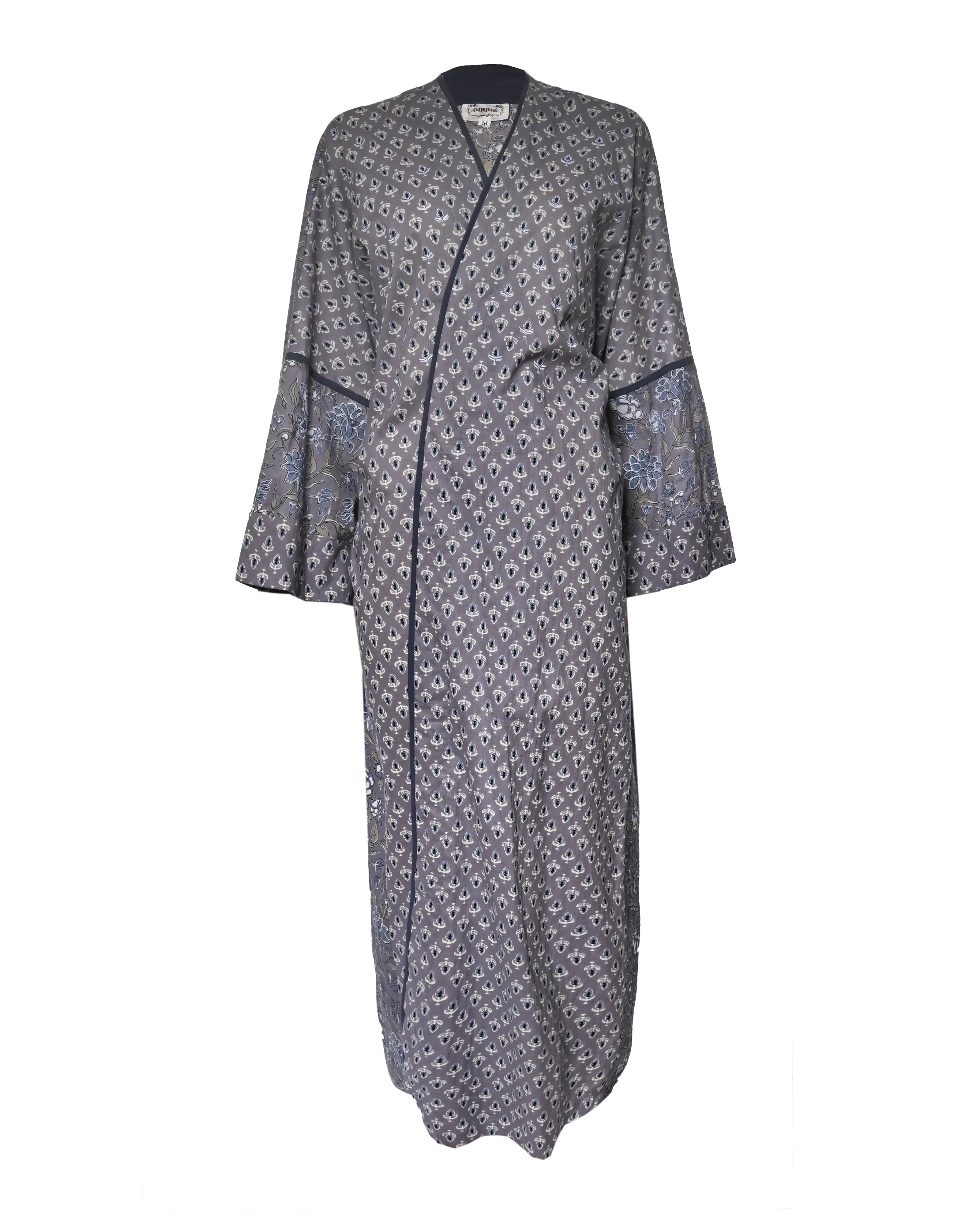 Blue Cotton Abaya