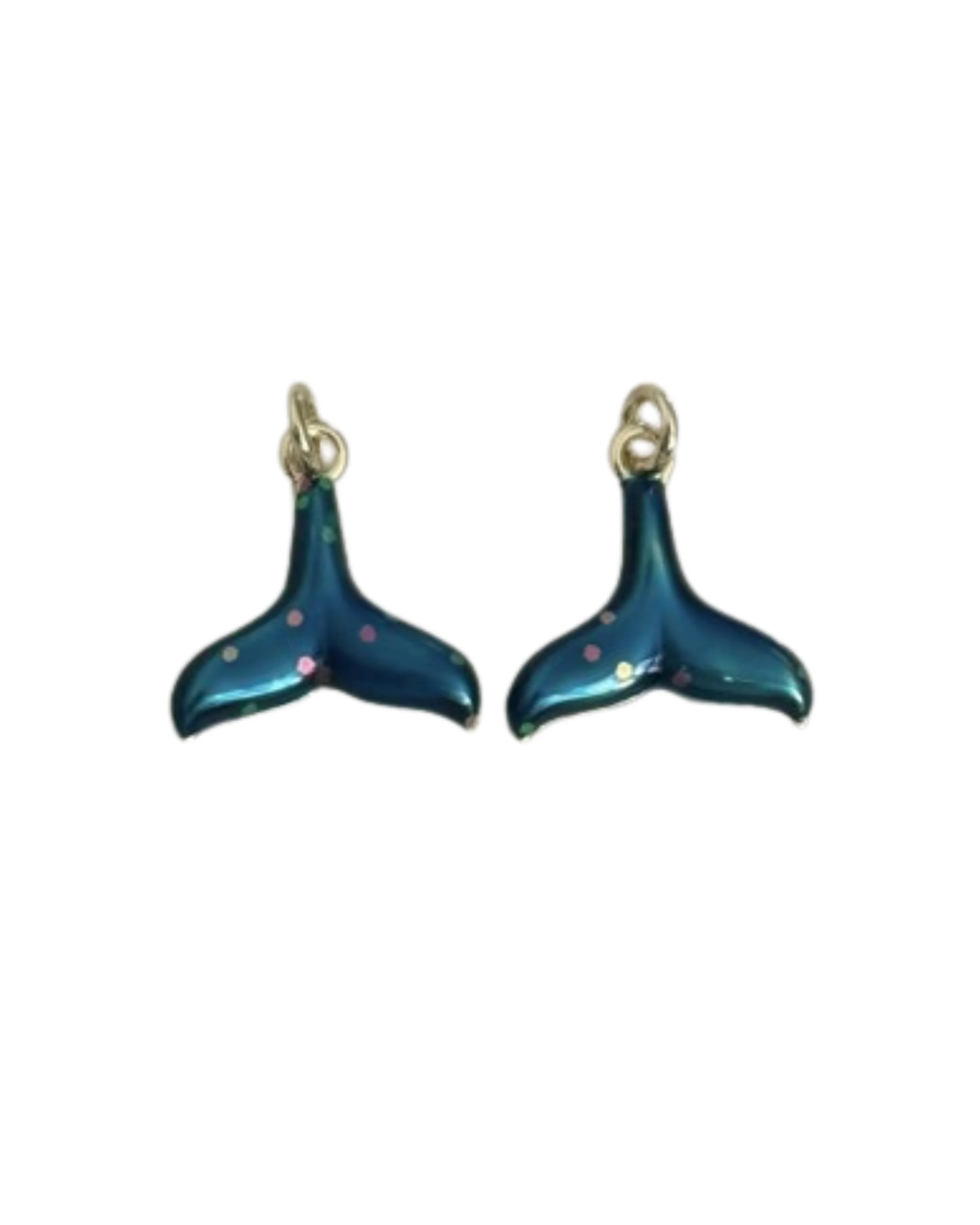 Blue Dolphin Tale Charm