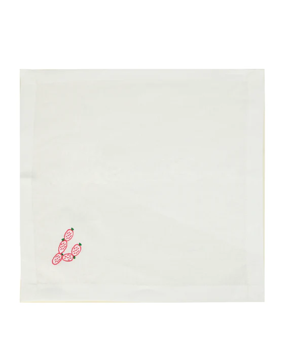 Botanical Embroidered Napkin Set - Image 8