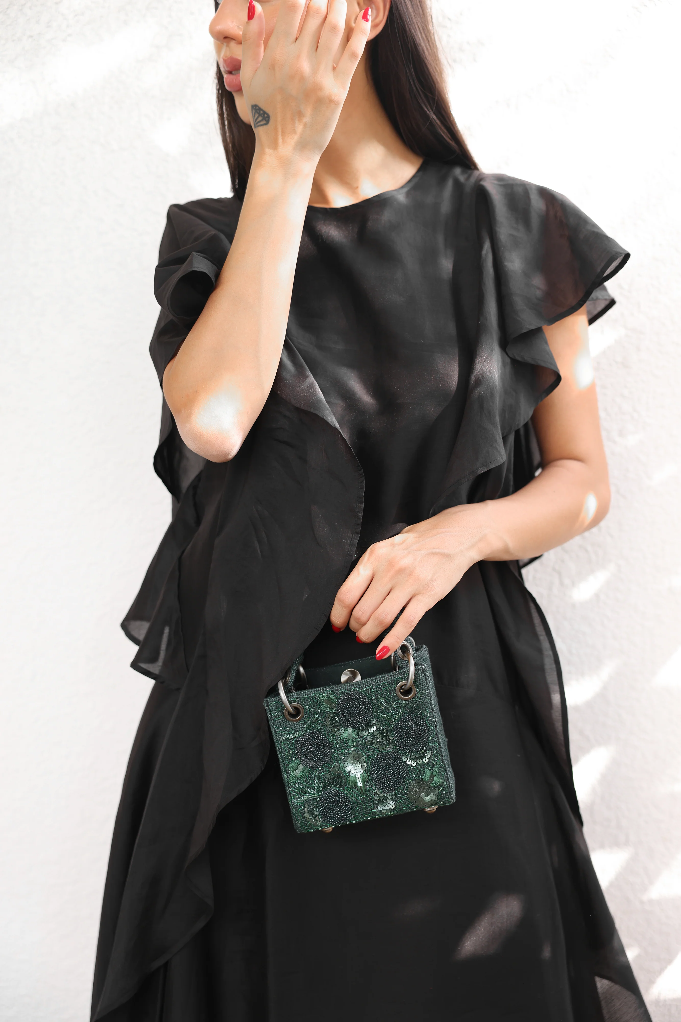 Micro Bottle Green Bag - Image 4