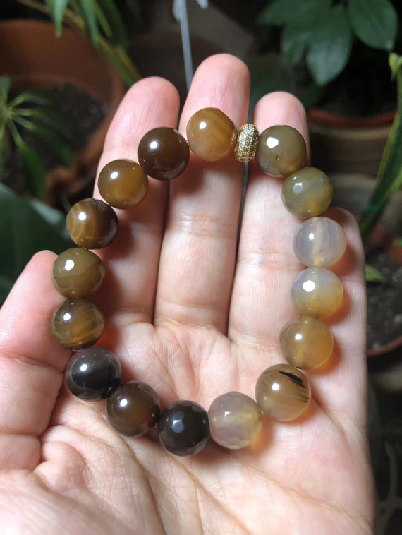 Brown Agate Bracelet