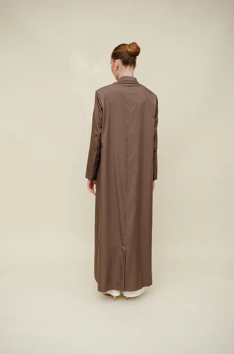 Brown Blazer Abaya - Image 4