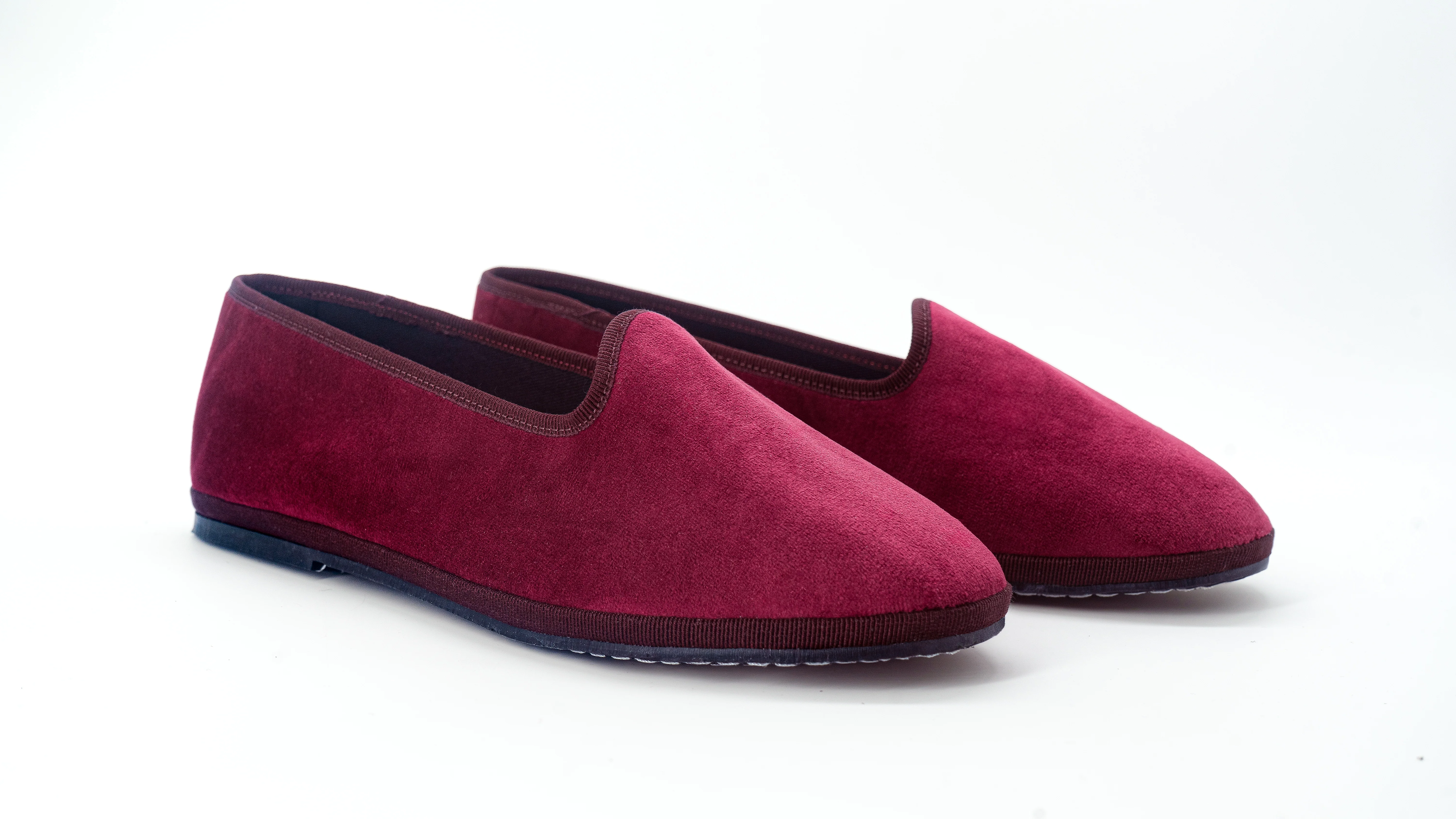 Burgundy Friulana Velvet Loafer - Image 3