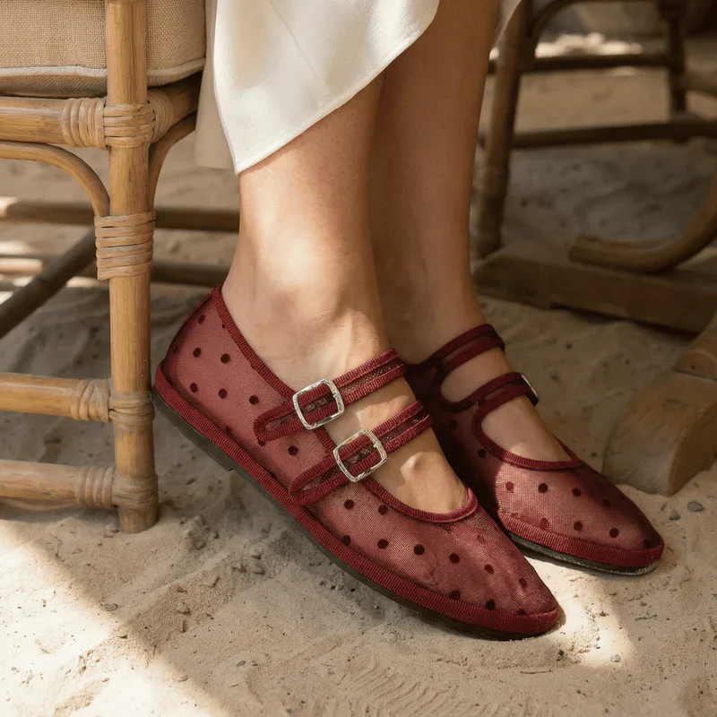 Mesh Rubino Pois Loafer - Image 2