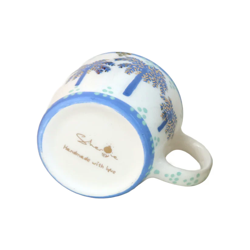C Alphabet Palm Tree Ceramic Mug - Image 3