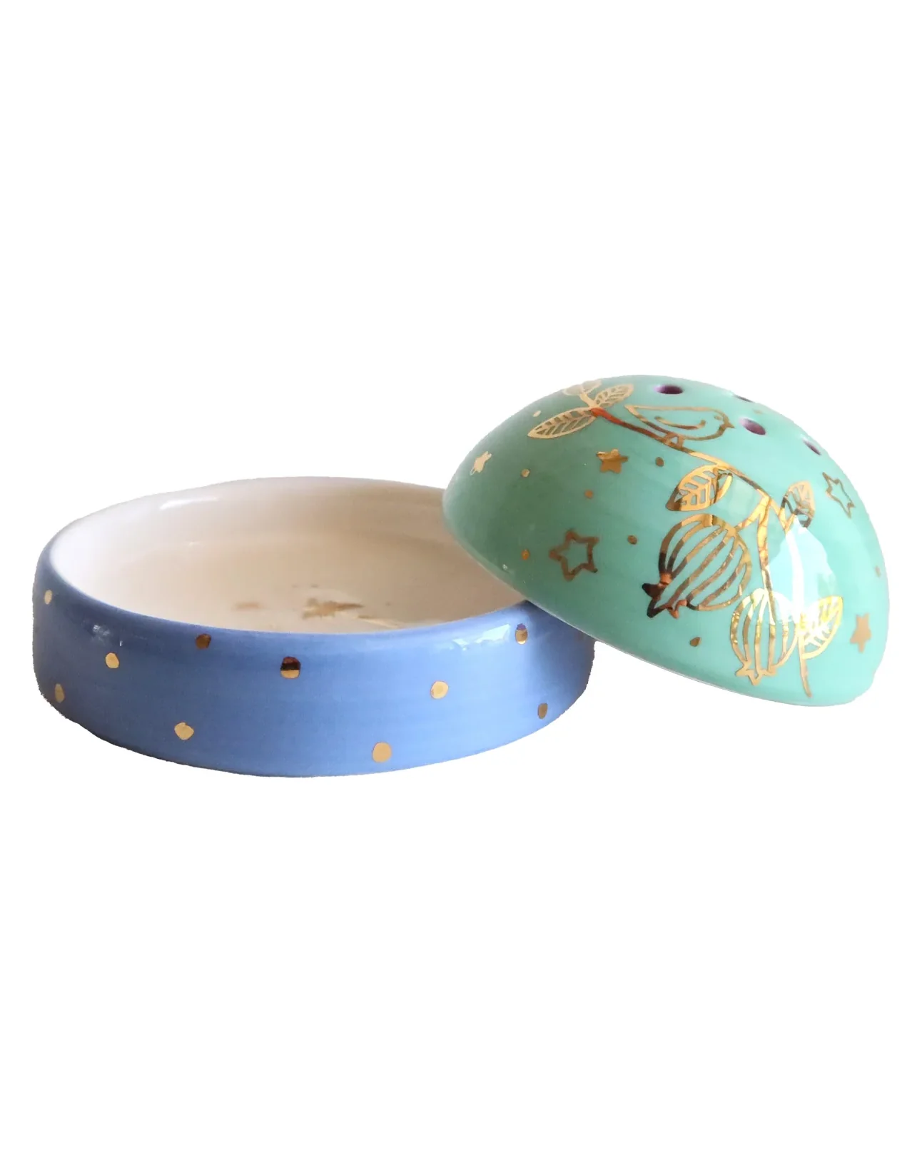Celestial Turquoise Incense Burner - Image 3