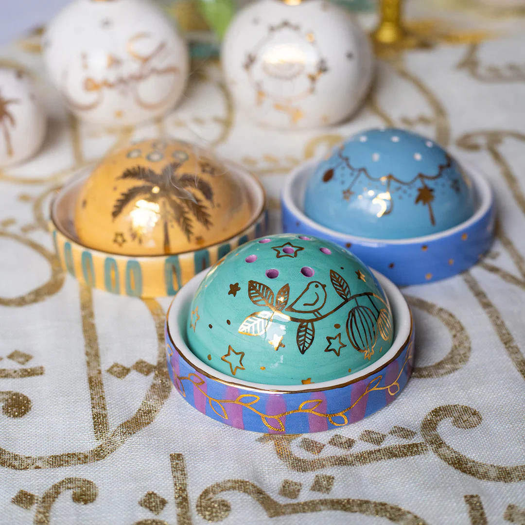 Celestial Turquoise Incense Burner - Image 4