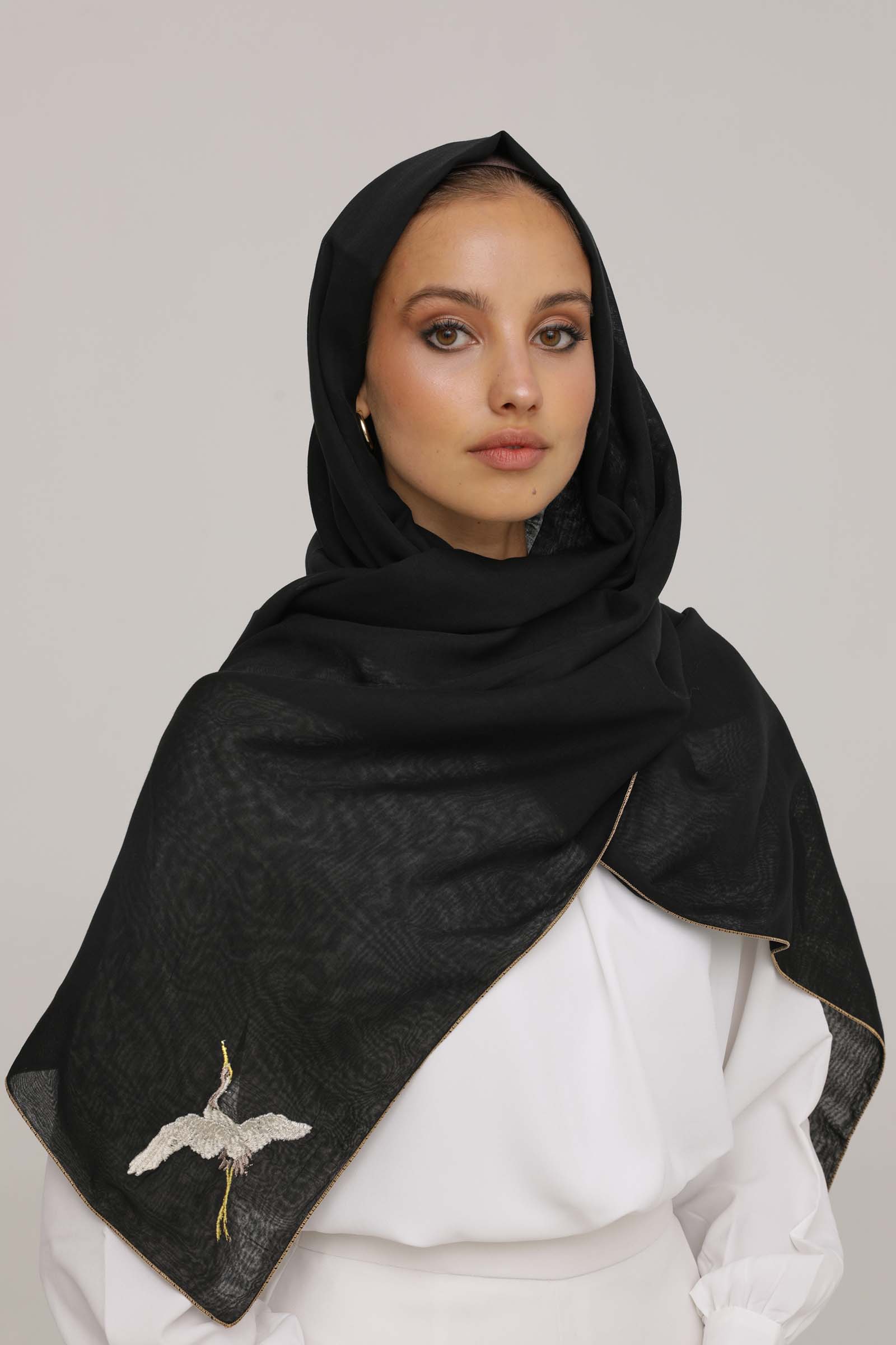 Charm Black Tarha - Image 2