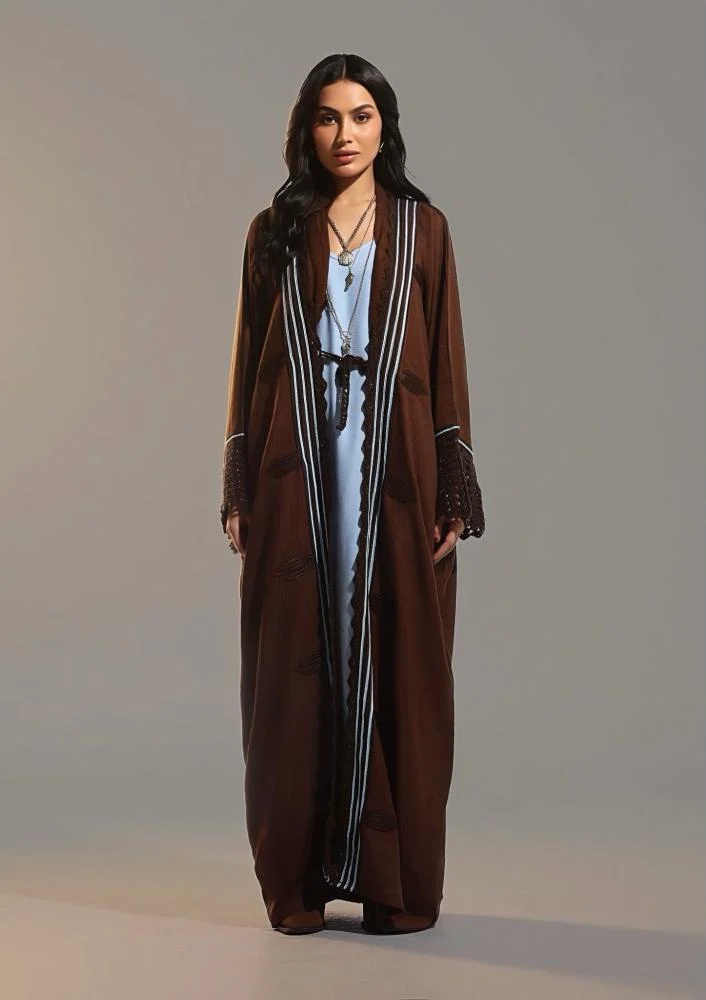 Cocoa Linen Abaya