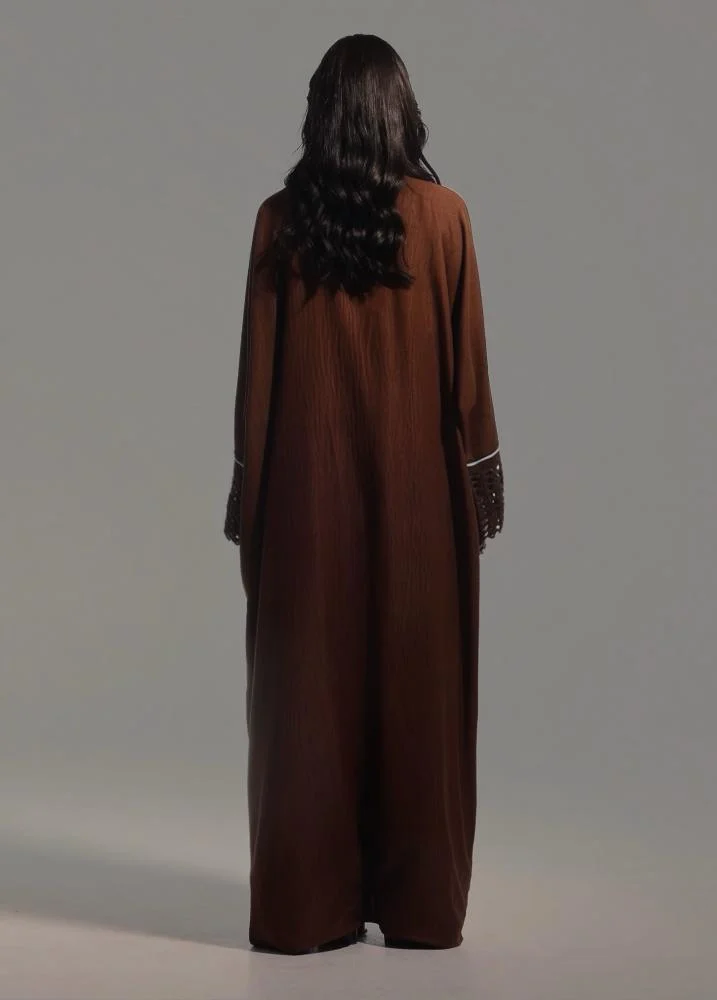 Cocoa Linen Abaya - Image 9
