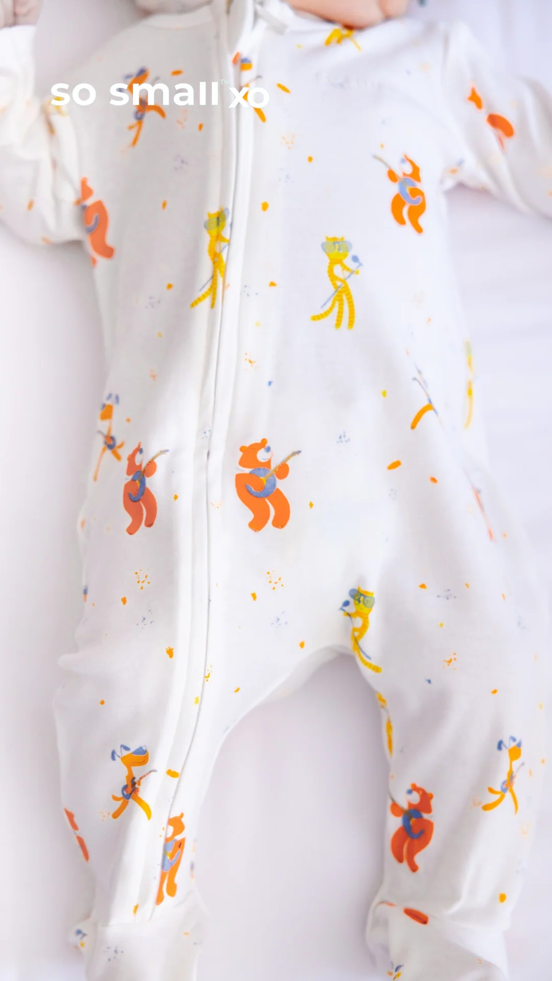 "Dance with Me" Zipper Footie - Image 2