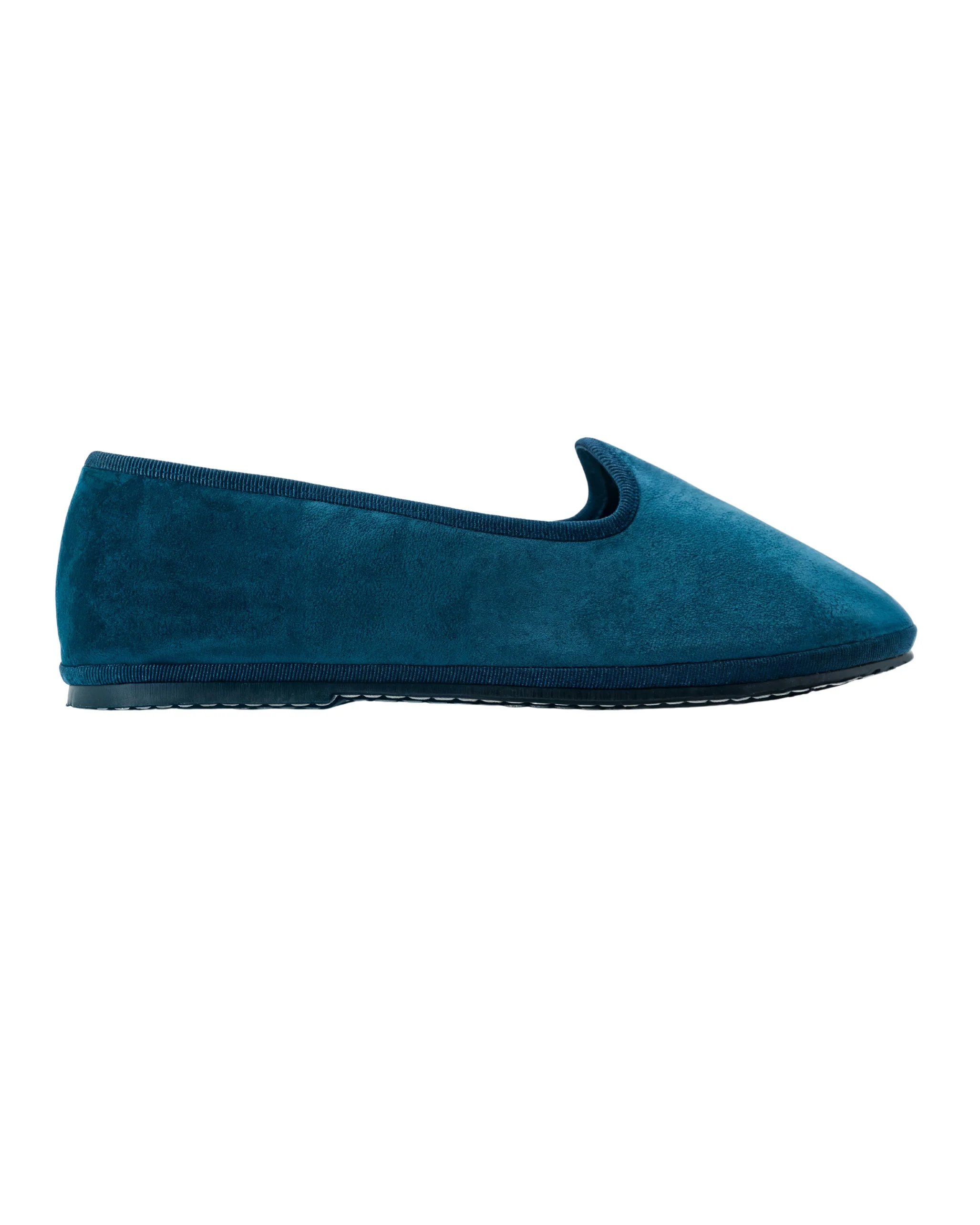 Deep Aqua Friulana Velvet Loafer
