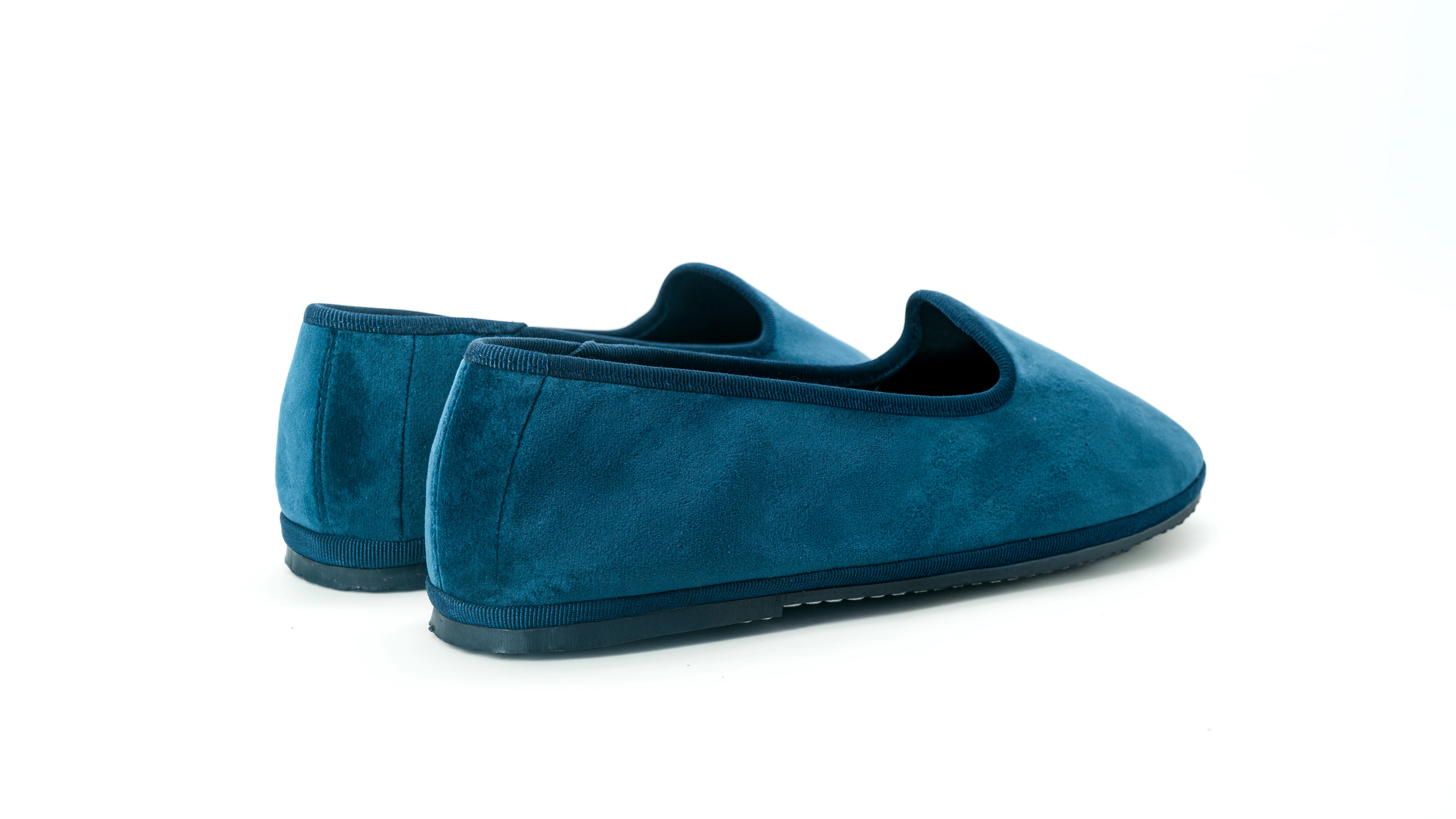 Deep Aqua Friulana Velvet Loafer - Image 3