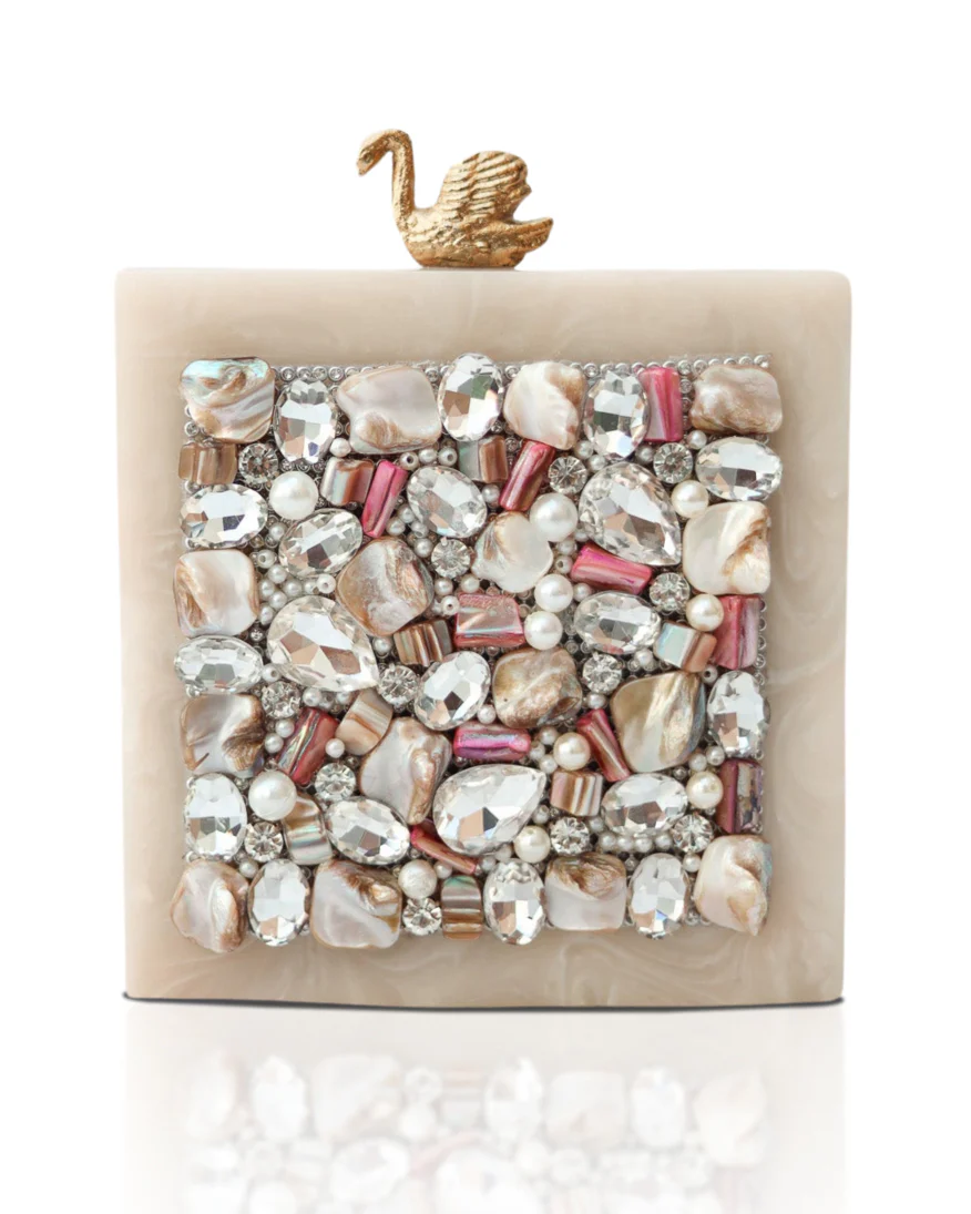 Delightfully in Love Resin Clutch