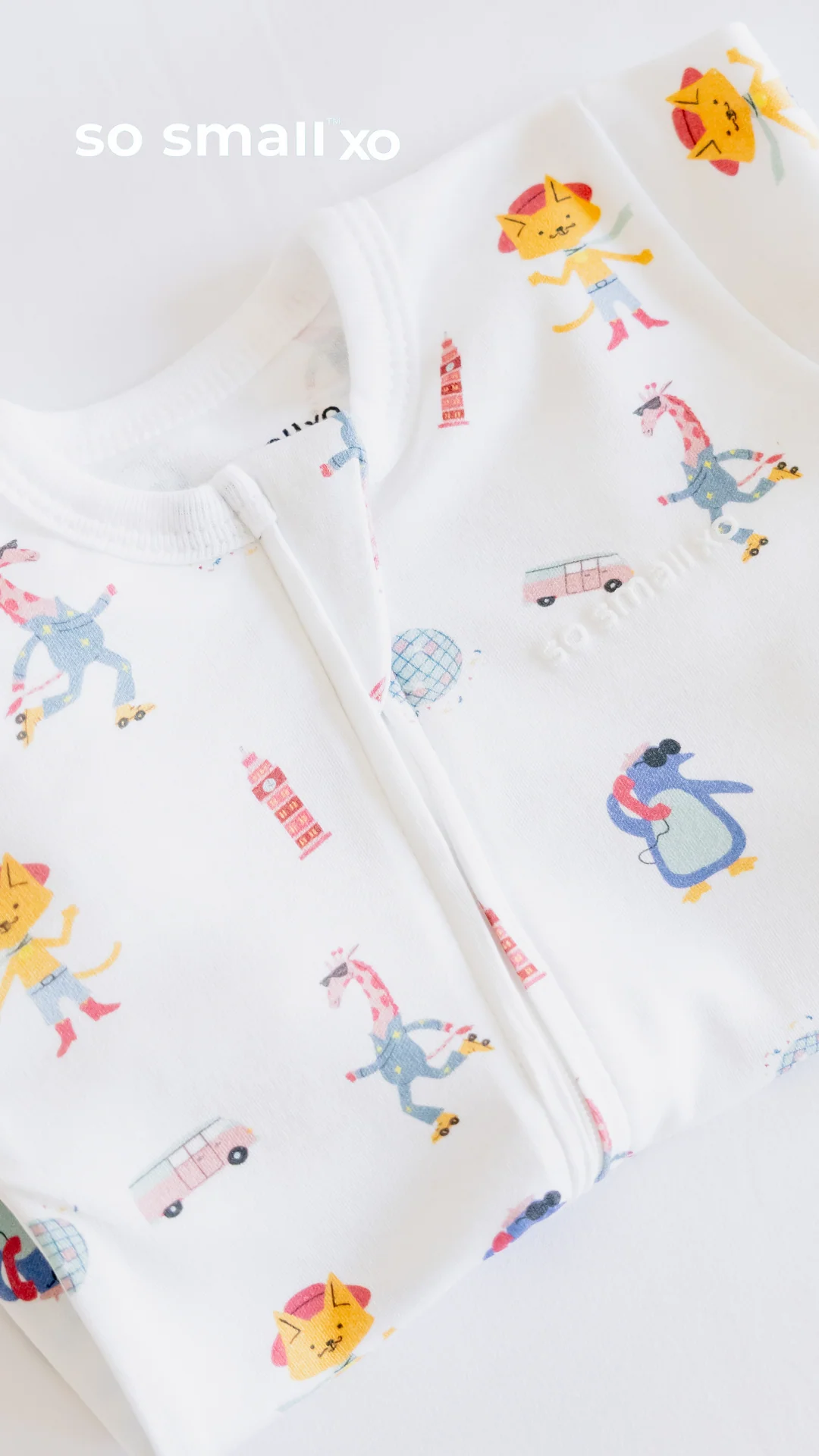 "Disco Baby" Zipper Footie - Image 4