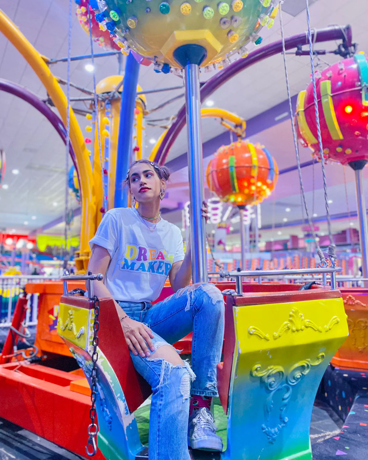 "Dream Maker" White T-shirt - Image 3