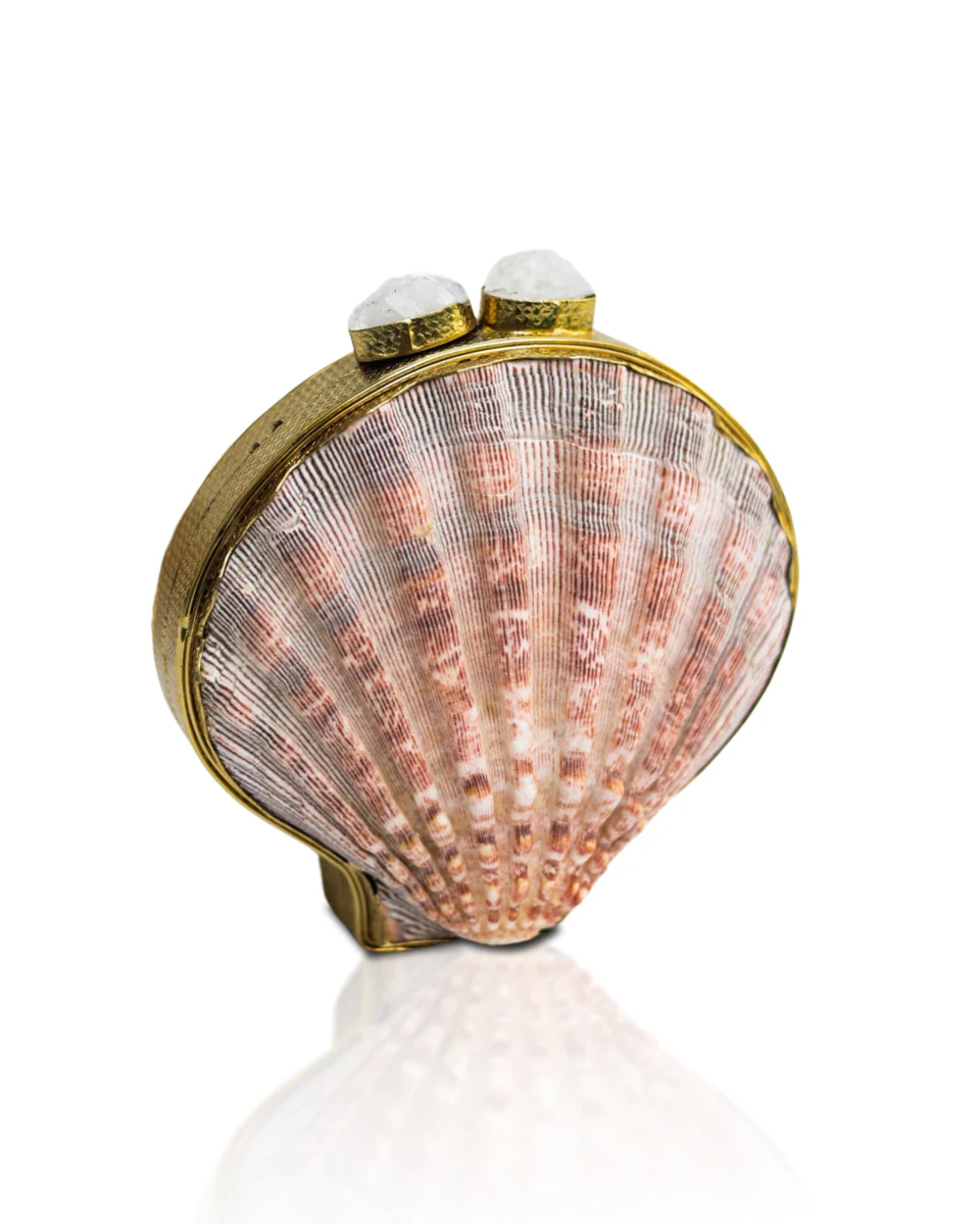 Echoes of the Sea Shell Clutch