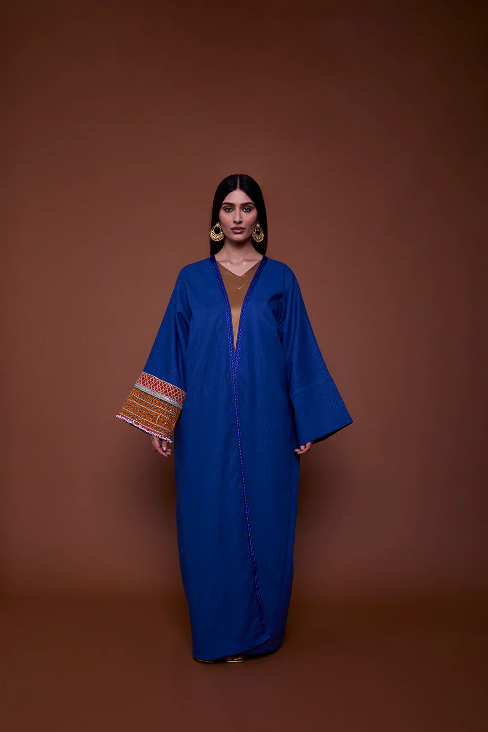 Electric Blue Neelam Abaya