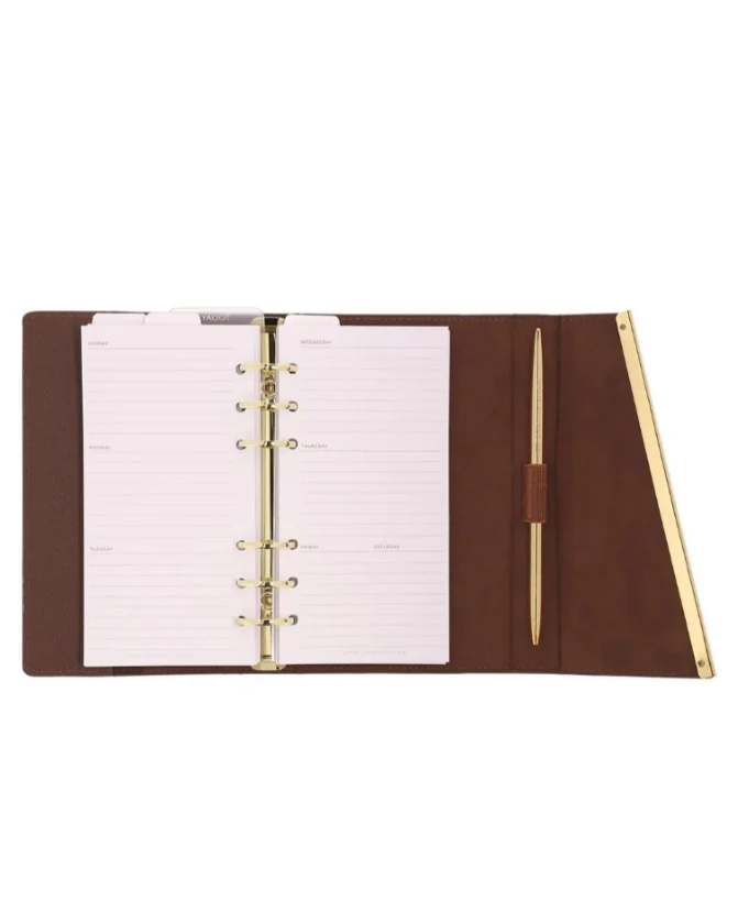 English Mini Yearly Planner | Brown - Image 3